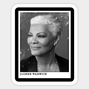 Vintage Classic Dionne Warwick Sticker